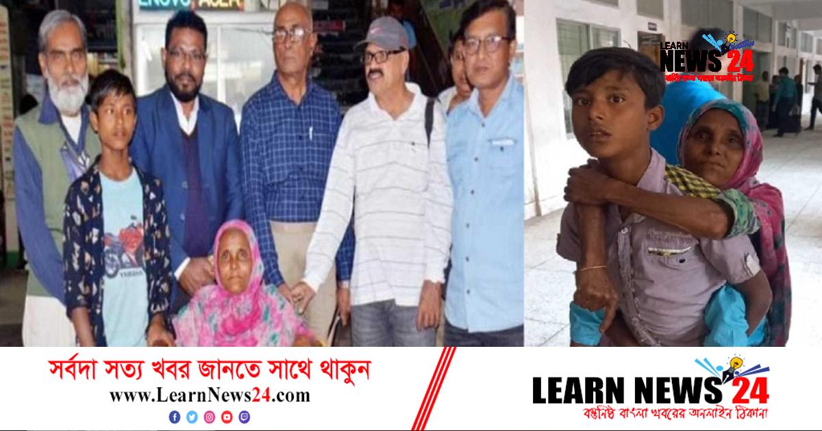 মাকে কাঁধে নিয়ে ভিক্ষাবৃত্তি, হুইলচেয়ার দিলেন পুলিশ কর্মকর্তা
