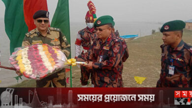 সীমান্তে অপরাধ দমনে বিজিবি-বিএসএফের পতাকা বৈঠক