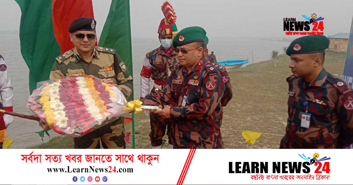 সীমান্তে অপরাধ দমনে বিজিবি-বিএসএফের পতাকা বৈঠক সীমান্তে অপরাধ দমনে বিজিবি-বিএসএফের পতাকা বৈঠক