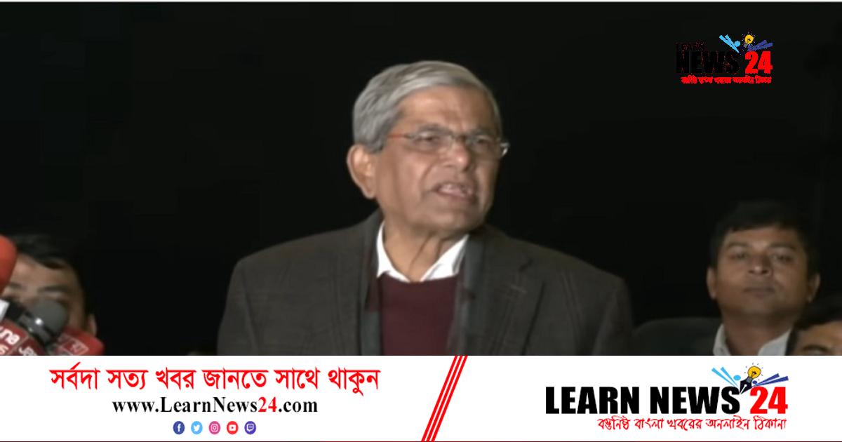 কারামুক্তির পর নেতাকর্মীদের সঙ্গে শুভেচ্ছা বিনিময় ফখরুলের