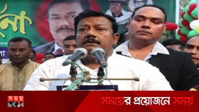 সিরাজগঞ্জে কবির বিন আনোয়ারকে আ. লীগের সংবর্ধনা