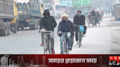 পঞ্চগড়ে তাপমাত্রা বাড়লেও কমেনি শীতের দাপট