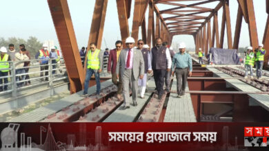 বঙ্গবন্ধু রেল সেতু নির্মাণ কাজ নির্ধারিত সময়েই  শেষ হবে: রেলমন্ত্রী