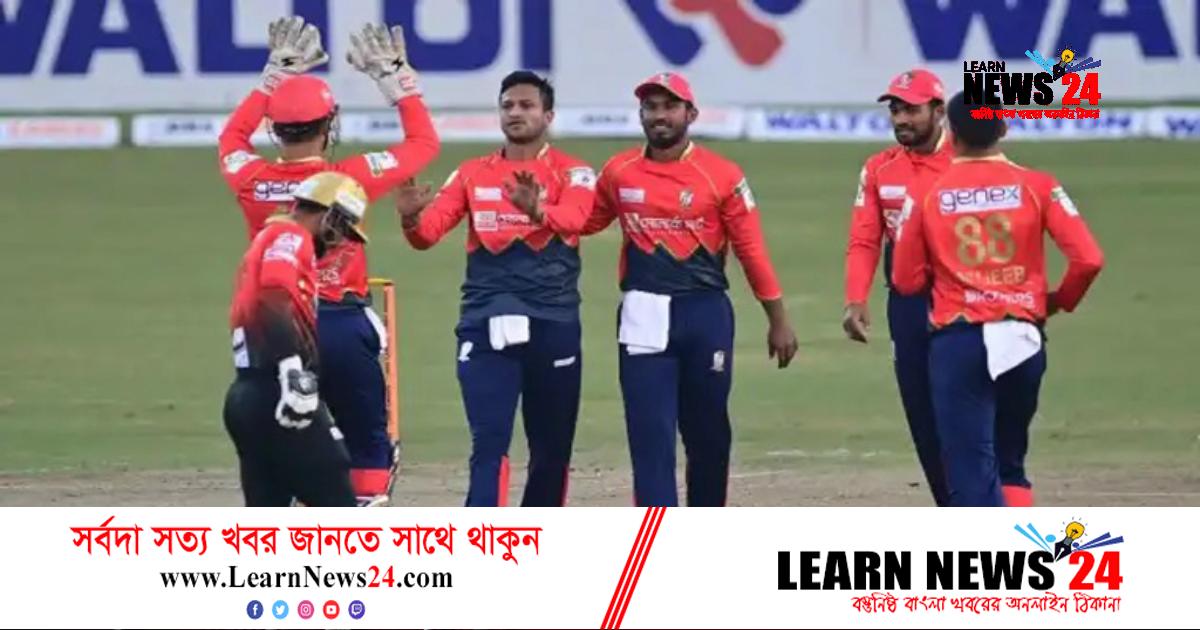 হাড্ডাহাড্ডি লড়াইয়ের ম্যাচে ফিল্ডিংয়ে বরিশাল