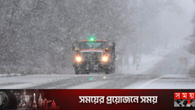 তীব্র তুষারপাতে বিপর্যস্ত মিশিগান