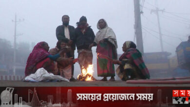 মৃদু শৈত্যপ্রবাহে কাঁপছে নীলফামারী