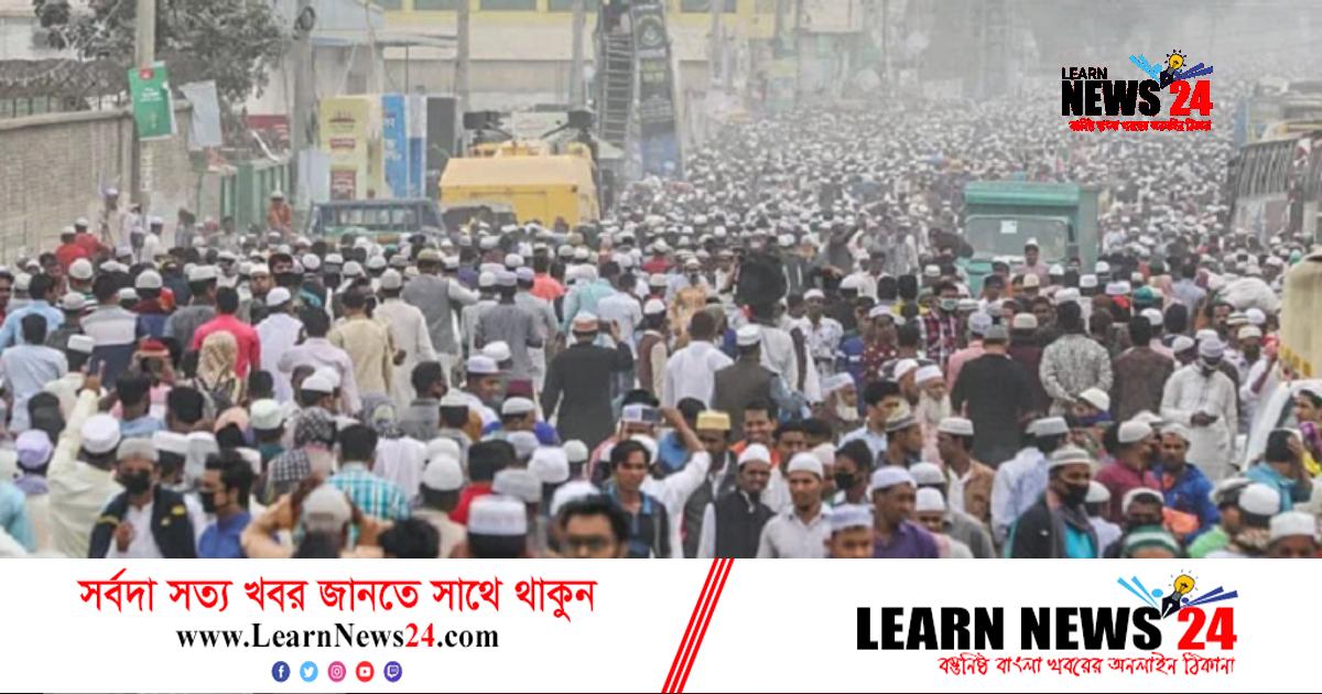 আখেরি মোনাজাতে অংশ নিতে মুসল্লিদের ঢল