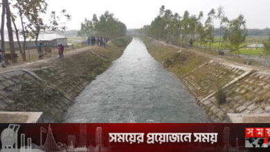 তিস্তা সেচ প্রকল্পের সেকেন্ডারি ক্যানেলে পানি ছাড়া শুরু