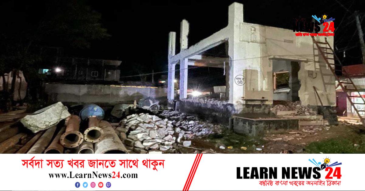 নিষেধাজ্ঞা অমান্য করে ব্যক্তিসম্পত্তির ওপর পৌরমার্কেট নির্মাণ নিষেধাজ্ঞা অমান্য করে ব্যক্তিসম্পত্তির ওপর পৌরমার্কেট নির্মাণ