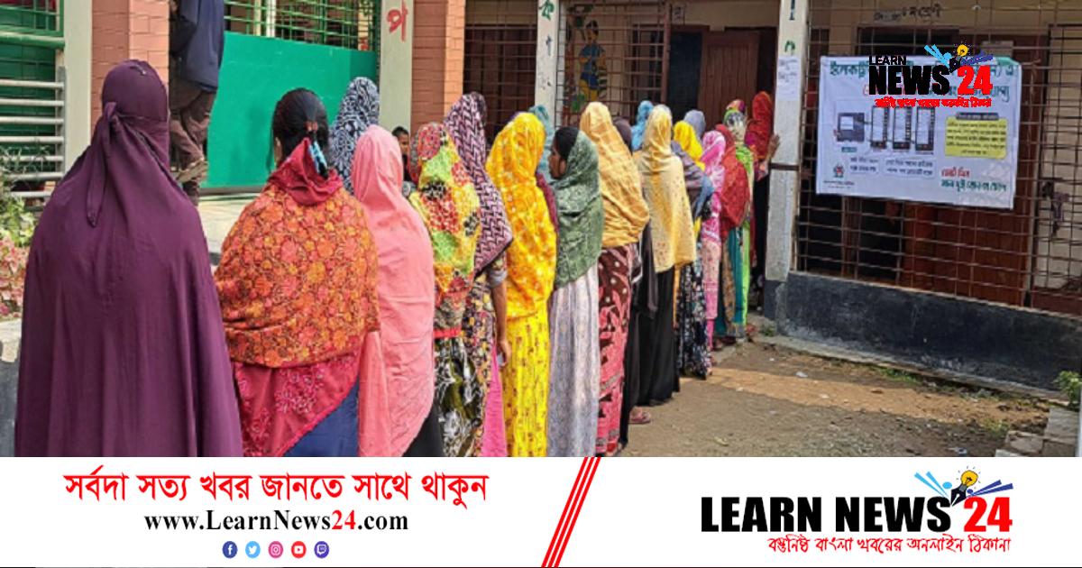 রসিকে ২৬ নম্বর ওয়ার্ডে পুনরায় ভোটগ্রহণ চলছে