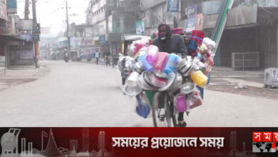 সূর্য উঁকি দিলেও কমেনি শীতের তীব্রতা