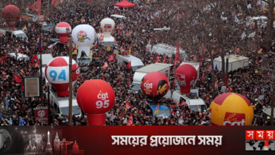 ফ্রান্সে অবসরের বয়স বাড়ানোর প্রতিবাদে ধর্মঘট অব্যাহত ফ্রান্সে অবসরের বয়স বাড়ানোর প্রতিবাদে ধর্মঘট অব্যাহত